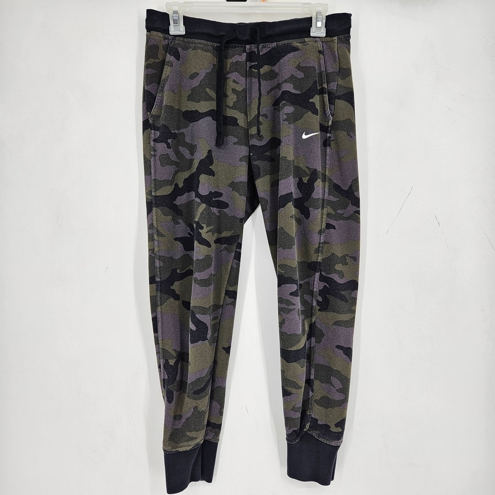 Nikeโ Jogger Pants Women Small Dri Fit Gym Camouflage Pants Performance DJ0763